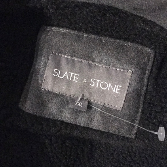 SLATE & STONE CAMO WOOL JACKET - Picture 3 of 6